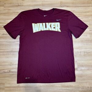 Nike The Nike Tee Walker #25 Dri-Fit Athletic Cut Shirt Size Large